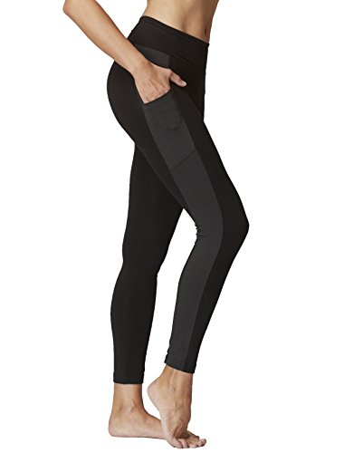 TLC Sport Favorecedor Ladies Adelgazamiento Leggings con Bolsillos Laterales Negro 2X-Large (46)