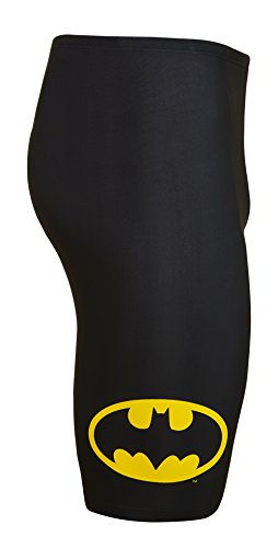 Zoggs Kids DC Super Heroes Batman Printed Swimming Goggles - Black/Yellow/Blue, 0-6 Years