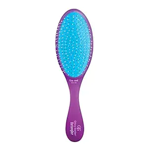 Olivia Garden Detangler Hair Brush Reduce Hair Breakage, Ideal for Fine Hair ( Purple)