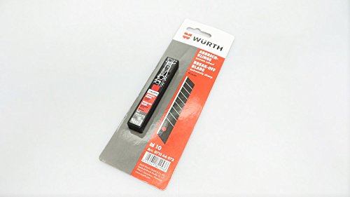 10 St. Würth Abbrechklinge extrem scharf 9mm (4050641822536) Ersatzklinge