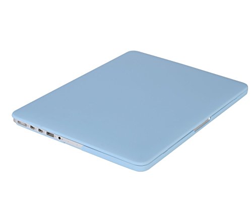 MOSISO MacBook Pro 15 Retina Hülle (NO CD-ROM Drive) – Ultra Slim Hochwertige Plastik Hartschale Tasche Schutzhülle Snap Case für MacBook Pro 15 Zoll with Retina Display (Model A1398), Air Blau - 6