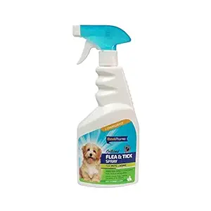 Poochles Natural Flea and Tick Spray for Dogs - 500ml Lemongrass Flea Tick Mosquito Insect Repellent Eradicate & Prevent Parasites; Safe for Dogs & Cats