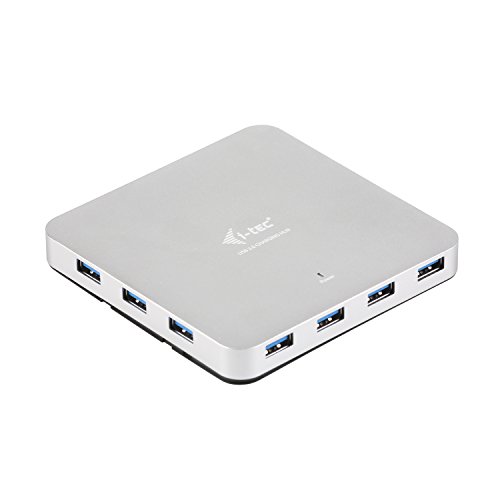 i-tec USB 3.0 Metal Charging HUB 10 Port mit externem Netzadapter 10x USB Ladeport, ideal für Notebook Ultrabook Tablet PC , Windows Mac Linux - 2