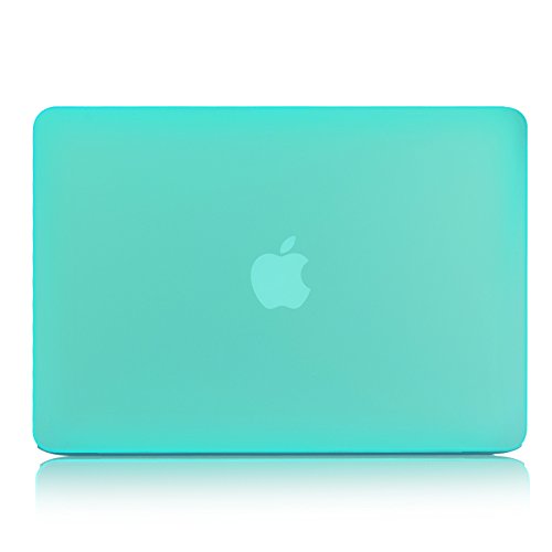 JAMMYLIZARD | Shell Cover für [ MacBook Air 13.3" A1369 / A1466 ] Zweiteilige Gummierte Hülle, TÜRKIS Matt