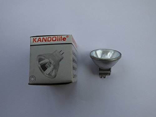 Preisvergleich Produktbild Kandolite Halogenglühlampe 12V, 20W, GU4, 10 Grad, Kaltlichtlampe mit Glasscheibe