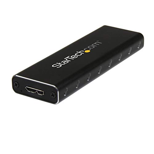 Startech.com SM2NGFFMBU33 - Adaptador SSD M.2 a USB 3.0, UASP, Carcasa Protectora