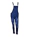 IndiWeaves Womens Blue Denim Lycra Both Side Pocket Dangri/Dungaree RS.849.00