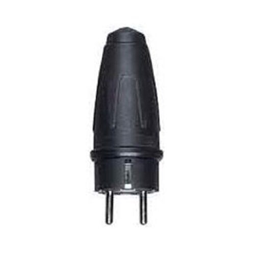 Preisvergleich Produktbild Merten 123251 Gummi-SCHUKO-Stecker (DE, FR, BE), schwarz