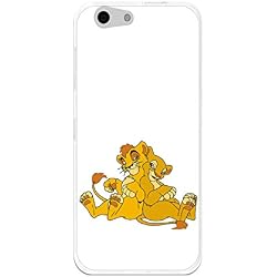 Tumundosmartphone Funda Gel TPU para Orange Dive 71 / ZTE Blade A506 diseño Leones Dibujos