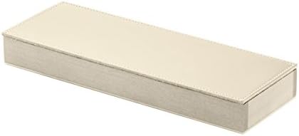 Pencil Box "Romano", Cream - for Noble Fountain Pen and Ballpoint Pen. Nice Gift To Her At Christmas A Joy To Make!