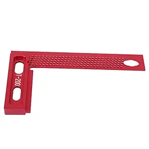 Framing Ruler, Woodworking Accessory Layout Tool L Ruler, Rust?Proof Hole Ruler, for Marking Framing Measuring Roofing
