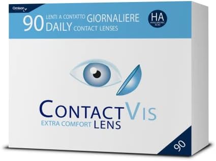 ContactVis Extra Comfort Lens 90 lenti a contatto giornaliere, -0,75
