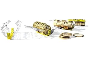 CECONCEPT Monetique L100TC125 Lot de 3 Paquets de 100 étuis monnaie pour pièces 0,01/0,02/0,05 euro