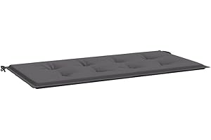 vidaXL Coussin de Banc de Jardin, Coussin de Siège de Salon, Coussin de Meuble de Terrasse, Coussin d’Assise Extérieur, Anthracite 100x50x4 cm Tissu Oxford