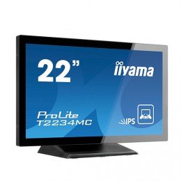 Preisvergleich Produktbild Iiyama ProLite T2234MC, 21.5'' Projected Capacitive, black, T2234MC-B1X (Projected Capacitive, black 10 TP, incl.: cable (USB, VGA, DVI, Audio), power cable)