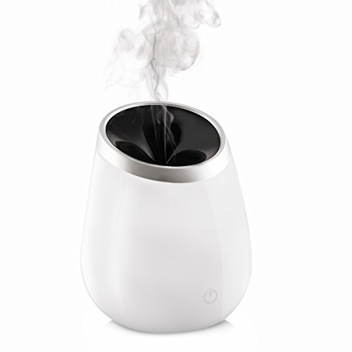 kwmobile Aroma Diffuser mit LED Stimmungslicht - Elektronischer Ultraschall Duftöldiffusor Luftbefeuchter mit RGB Farbwechsel in Weiß