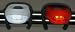 Produktbild LED Beleuchtung für Kinderwagen + Rolator CBK-MS® Camping Set weiß + rot Silikon Lampen