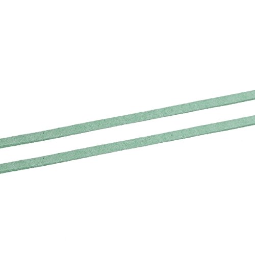 SiAura Material – weiches Wildlederimitat Band auf 100m Rolle – Farbe auswählbar (100m, mintgrün) - 2