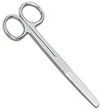 tijeras quirurgicas curvas Quality Nursing Blunt/Sharp Dressing Scissors Brushed Stainless Steel Autoclavable