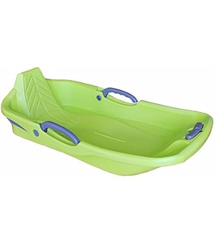 KHW Luge Mini Bob En Plastique - Luge Enfant Originale Pour Petits Débutants