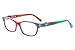 Produktbild Coco Song Damen Brillengestell Colore Prevalente Rosso Con Aste Turchesi