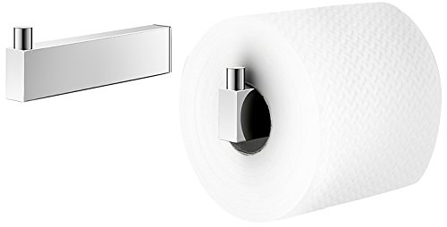 ZACK 40041 Linea Wandhalterungen für Klebemontage, Edelstahl hochglänzend, Set/2 - 7