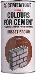 CementoneColours For Cement - Russet Brown 1kg
