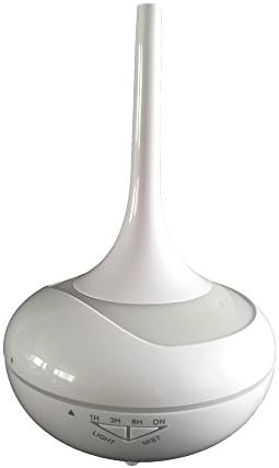 Aromatherapy Diffusr Saytay 240ml Essential Oil Diffusers Vase Shaped Aroma Diffuser Humidifier Cool Mist Humidifier with Auto-off Function for Home Office Baby Room (White)