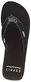 Weiches Obermaterial ESPRIT Damen Glitter Thongs Pantoletten, Schwarz (Black 001), 39 EU