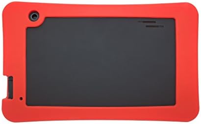 Transwon 7 Inch Silicone Case for Aceson A7 7, Ogima 7 Inch Tablet, Azpen A746, Astro Tab A737, Dragon Touch M7, Cube U25GT, it UK 7" Quad Core IPS Tablet PC, Time2 7 Inch Tablet PC - Red