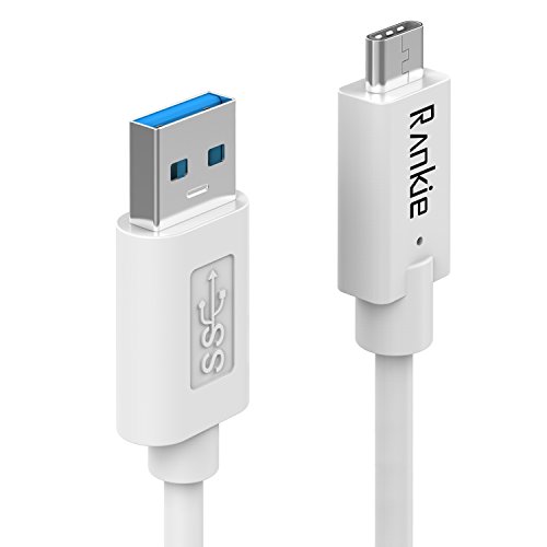 Cable USB C, Rankie 1m USB 3.0 Type-C a Type-A USB 3.0 Cable de Datos, Super alta Velocidad, Cargador Cable, Cable de Conexión, Cable para Apple MacBook, Nokia N1,Surface Pro 4, Nexus 5X / 6P, Lumia 950XL / 950, Oneplus 2 y todos USB Type C Cable Teléfonos Móviles y Otros USB Tipo-C Dispositivos - Imagen 6