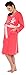 Zeta Ville Maternity - Women's Nursing Nightdress Robe Set Labour Hospital 126c (Coral, UK 12)