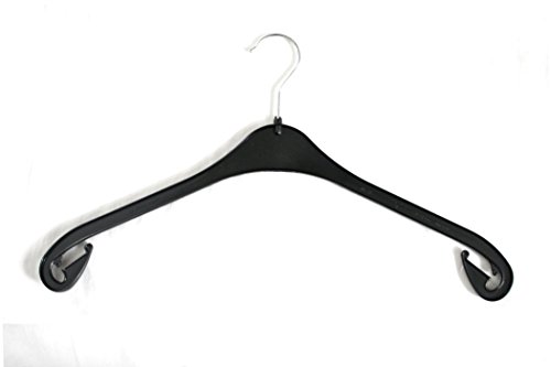 Kunststoff Kleiderbügel, schwarz, NA 38, 20 Stück