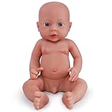 material reborn marluci ★ Mejor que las muñecas de vinilo: Nuestro bebé Reborn está hecho de silicona llena de platino líquido. Es una muñeca Reborn sólida y no hueca como las muñecas de vinilo. Es real, completamente llena de silicona. El peso del cuerpo del muñeco está ponderado para brindar una sensación de bebé "real". Por lo tanto, es más caro que los bebés muñecos de otros vendedores.