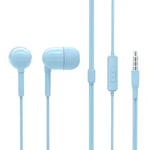 MINISO Wired In Ear Earphone with Mic (Light Blue)