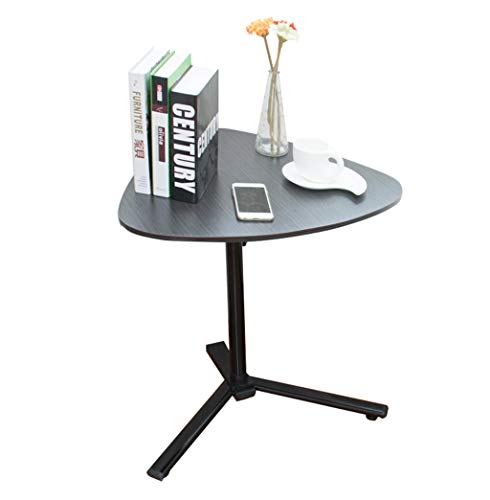 Portable PC Laptop Table Workstation Gaming Computer Desk Stand Tray Adjustable Height | Stand Desk Cart Desktop 360° Swivel Black Stripe