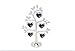 Lesser and Pavey - Little Treats Silver Plated Family Tree with Heart Frames (29.8 cm)