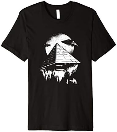 UFO Pyramids Egyptian Structure Graphic T Shirt