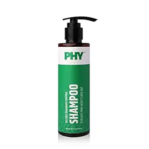 Phy Dandruff Control Shampoo with Tea Tree | Anti-dandruff shampoo that removes flakes & itchiness | No Sulphates & Parabens | Suitable for all hair types, 200 ml