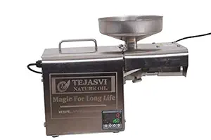 TEJASVI NATURE TN-03 Stainless Steel Fully Automatic Edible Oil Maker Press Machine for Home Use