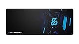 Alfombrilla gaming Newskill BAHAMUT Tamaño XL - Alfombrilla gaming profesional (borde cosido y reforzado, superfice microtexturizada), negro