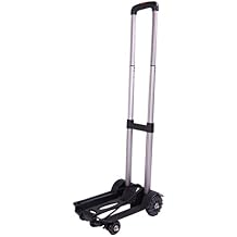 Diable Pliable Meister Mini - Capacité 45kg - Poignée Réglable - Parfait Pour Transport Léger