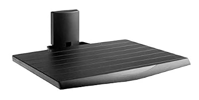 Meliconi 480515 Mural Noir étagère - étagères (Wall mounted rack, Noir, 12 kg, 380 mm, 298 mm, 175 mm)