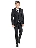 Paisley of London exclusivo Paisley of London, Niño negro traje, niño traje ceremonia niño, Niños trajes boda - sintético, negro, 100% poliéster, De Niño, 4 years, Negro