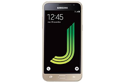 Samsung Galaxy J3 Smartphone débloqué 4G (Ecran: 5 Pouces - 8 Go - Micro-SIM - Android Lollipop 5.1) Or