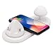Produktbild periwinkLuQ Wireless Charger Stand, 3-in-1 Schreibtisch Pilzlicht Typ C & Micro USB Wireless Charging Dock Station für iPhone XS/XS MAX/XR/X/8/8 Plus, Samsung Galaxy S9 Plus/S9/S8