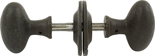 From the Anvil Beeswax Oval Mortice/Rim Knob Set