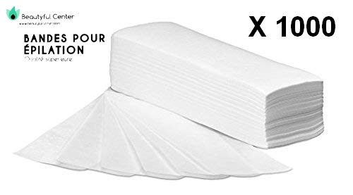 Preisvergleich Produktbild Epilierstreifen, glatt, Vlies, 1000 Stück
