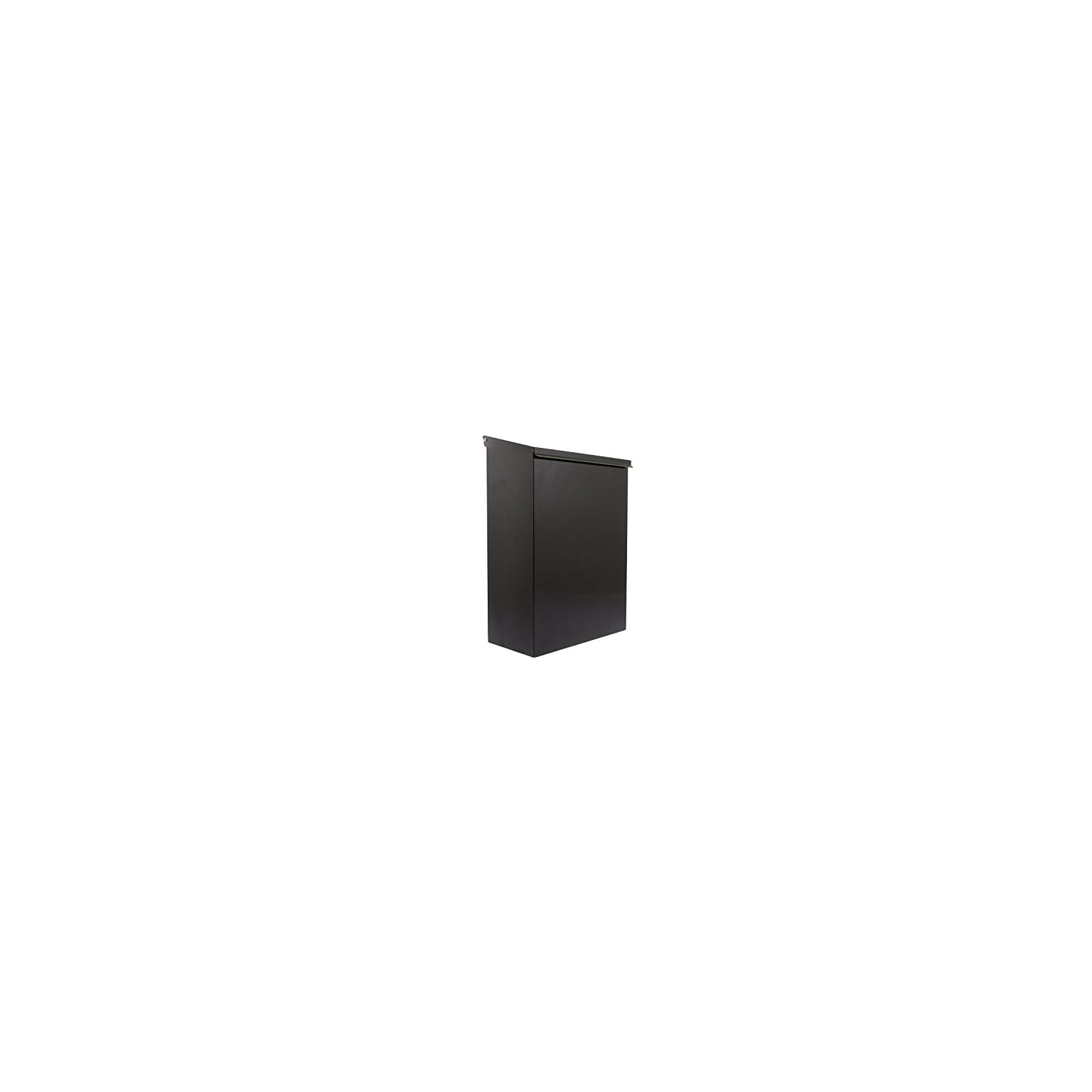Sterling NPB02BK Thames Steel Newspaper Box Black, 15 x 40 x 27.5 cm Parcel Delivery Boxes