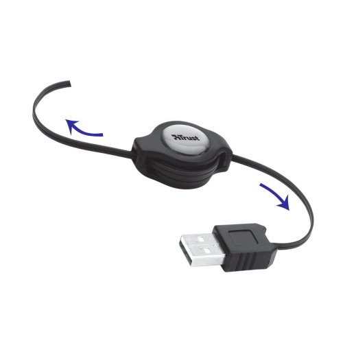 Trust MultiColour Mini Optische Netbook Maus schnurgebunden schwarz - 5